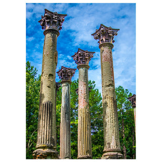 Ghosts in Stone: The Windsor Ruins Greeting Card
